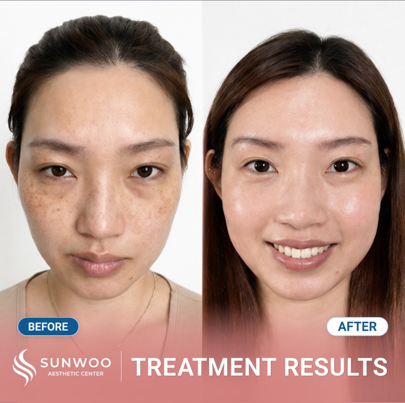 Melasma before and after