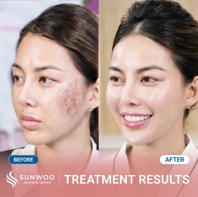 Melasma before and after