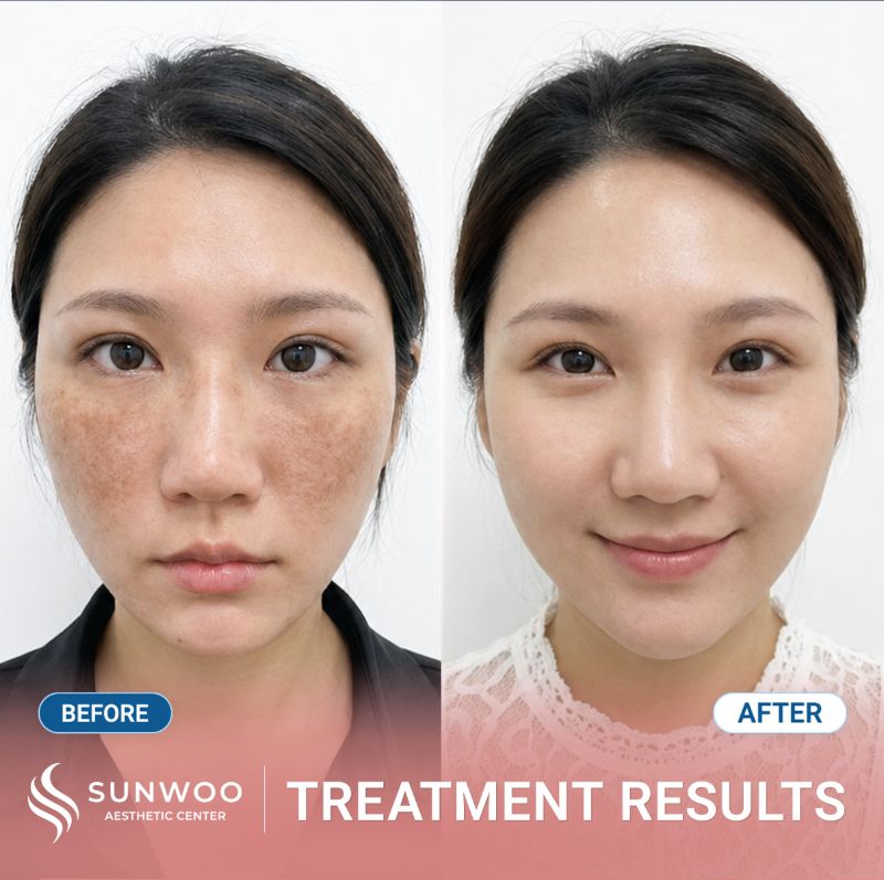 PicoSure Pro before and after at Sunwoo